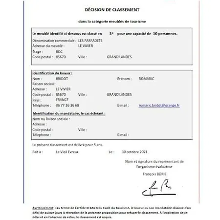 Prázdninový dům Les Farfadets - 12 Personnes Maxi *
